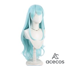画像3: HUGっと!プリキュア　風　キュアアンジュ　ロングカールヘア　コスプレウィッグ　鬘　かつら (3)