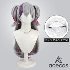 画像1: バーチャルYouTuber　風　VTuber　不破湊　メイド　コスプレウィッグ　鬘　かつら (1)