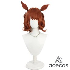 画像2: ウマ娘プリティーダービー　風　アストンマーチャン(バレンタイン)　コスプレウィッグ　鬘　かつら (2)