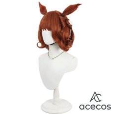 画像4: ウマ娘プリティーダービー　風　アストンマーチャン(バレンタイン)　コスプレウィッグ　鬘　かつら (4)