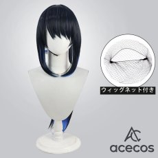 画像1: ブルーアーカイブ　風　錠前サオリ　水着　コスプレウィッグ　鬘　かつら (1)