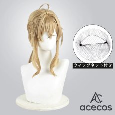画像1: サイレント・ウィッチ 沈黙の魔女の隠しごと　風　モニカ・エヴァレット　コスプレウィッグ　鬘　かつら (1)