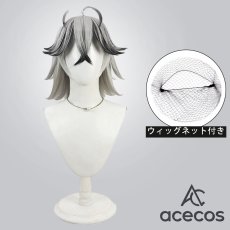 画像1: 桃源暗鬼　風　手術岾ロクロ　コスプレウィッグ　鬘　かつら (1)