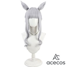 画像2: ウマ娘プリティーダービー　風　ゴールドシップ　水着　コスプレウィッグ　鬘　かつら (2)