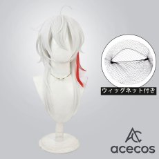 画像1: 鳴潮(Wuthering Waves)　風　ザンニー　コスプレウィッグ　鬘　かつら (1)