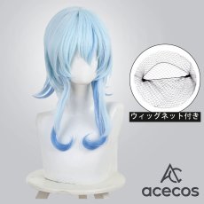 画像1: 鳴潮(Wuthering Waves)　風　ショアキーパー　コスプレウィッグ　鬘　かつら (1)