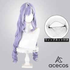 画像1: ゼンレスゾーンゼロ　風　ビビアン　コスプレウィッグ　鬘　かつら (1)