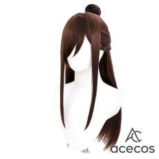 画像4: 逆転裁判　風　宝月茜　コスプレウィッグ　鬘　かつら (4)