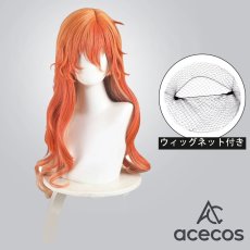画像1: 鳴潮(Wuthering Waves)　風　オーガスタ　コスプレウィッグ　鬘　かつら (1)