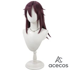 画像4: アクション対魔忍　風　水城不知火　コスプレウィッグ　鬘　かつら (4)