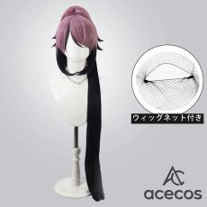 画像1: 刀剣乱舞　風　不動行光　コスプレウィッグ　鬘　かつら (1)