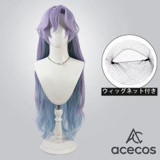 画像1: 鳴潮(Wuthering Waves)　風　カンタレラ　コスプレウィッグ　鬘　かつら (1)