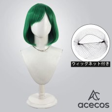 画像1: バーチャルYouTuber　風　VTuber　北小路ヒスイ　世怜音女学院制服　コスプレウィッグ　鬘　かつら (1)