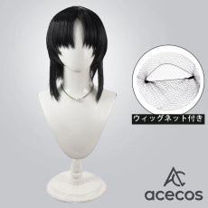 画像1: 魔法少女ノ魔女裁判　風　宝生マーゴ　コスプレウィッグ　鬘　かつら (1)