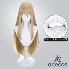 画像1: けいおん!　風　琴吹紬　コスプレウィッグ　鬘　かつら (1)