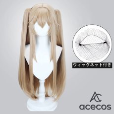 画像1: アズールレーン　風　アンカレッジ　コスプレウィッグ　鬘　かつら (1)