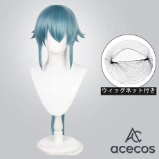 画像1: アークナイツ　風　ミットム　コスプレウィッグ　鬘　かつら (1)