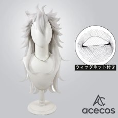画像1: ツイステッドワンダーランド　風　ジャック・ハウル(Jack Howl)　夜空のシフォン　コスプレウィッグ　鬘　かつら (1)