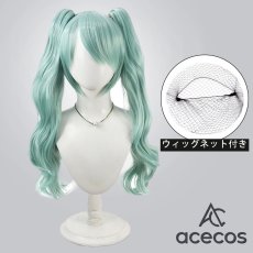画像1: VOCALOID　風　初音ミク　砂の惑星　マジカルミライ 2017　コスプレウィッグ　鬘　かつら (1)