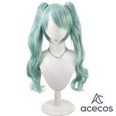 画像2: VOCALOID　風　初音ミク　砂の惑星　マジカルミライ 2017　コスプレウィッグ　鬘　かつら (2)
