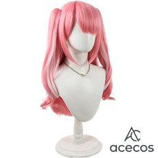 画像3: バーチャルYouTuber　風　Vtuber　笹木咲　Cafe Cutemare　コスプレウィッグ　鬘　かつら (3)
