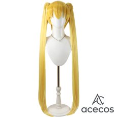 画像2: ハートキャッチプリキュア！　風　明堂院いつき(キュアサンシャイン)　コスプレウィッグ　鬘　かつら (2)