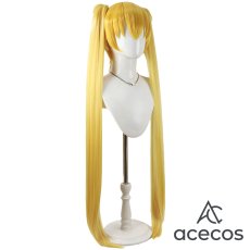 画像3: ハートキャッチプリキュア！　風　明堂院いつき(キュアサンシャイン)　コスプレウィッグ　鬘　かつら (3)
