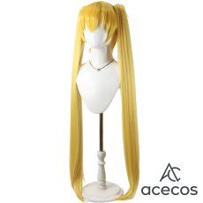 画像4: ハートキャッチプリキュア！　風　明堂院いつき(キュアサンシャイン)　コスプレウィッグ　鬘　かつら (4)