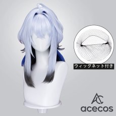 画像1: 鳴潮(Wuthering Waves)　風　ガルブレーナ　コスプレウィッグ　鬘　かつら (1)