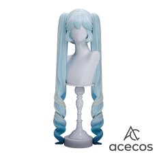 画像2: VOCALOID　風　初音ミク　雪ミク2026　コスプレウィッグ　鬘　かつら (2)
