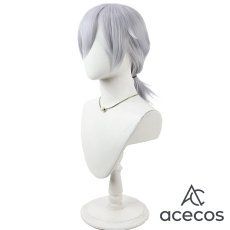 画像4: ツイステッドワンダーランド　風　シルバー（Silver）　マスカレードドレス　コスプレウィッグ　鬘　かつら (4)