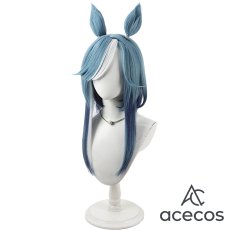 画像4: ウマ娘プリティーダービー　風　アドマイヤグルーヴ　コスプレウィッグ　鬘　かつら (4)