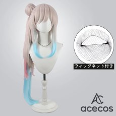 画像1: バーチャルYouTuber　風　VTuber　アイラニ・イオフィフティーン　初期2D　コスプレウィッグ　鬘　かつら (1)