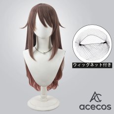 画像1: アズールレーン　風　榛名　真緋のイノセンス　コスプレウィッグ　鬘　かつら (1)