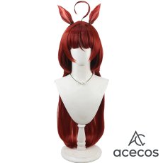 画像2: ウマ娘プリティーダービー　風　レッドディザイア　コスプレウィッグ　鬘　かつら (2)