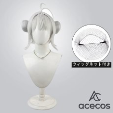 画像1: アズールレーン　風　ヤーデ　真夏をぺろりと　コスプレウィッグ　鬘　かつら (1)