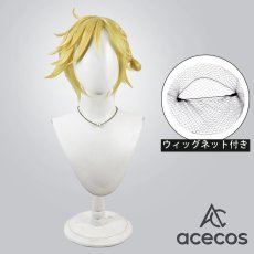 画像1: VOCALOID　風　鏡音レン　マジカルミライ 2025　コスプレウィッグ　鬘　かつら (1)