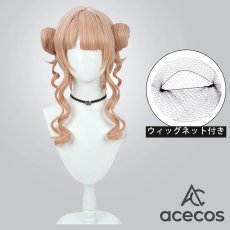 画像1: バーチャルYouTuber　風　VTuber　鏑木ろこ　コスプレウィッグ　鬘　かつら (1)