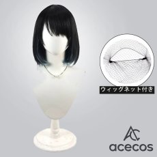 画像1: 俺だけレベルアップな件　風　朝比奈りん　コスプレウィッグ　鬘　かつら (1)