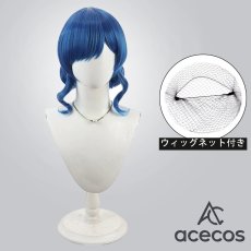 画像1: マーメイドメロディーぴちぴちピッチ　風　宝生波音　メイドVer.　コスプレウィッグ　鬘　かつら (1)