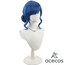 画像4: マーメイドメロディーぴちぴちピッチ　風　宝生波音　メイドVer.　コスプレウィッグ　鬘　かつら (4)