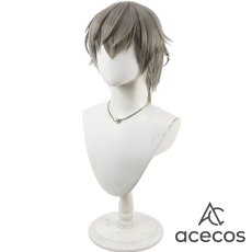 画像4: リバースブルー×リバースエンド　風　煤墨　コスプレウィッグ　鬘　かつら (4)