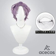画像1: 刀剣乱舞　風　歌仙兼定　内番　コスプレウィッグ　鬘　かつら (1)