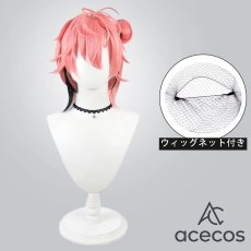 画像1: バーチャルYouTuber　風　VTuber　赤城ウェン　パーカー衣装　コスプレウィッグ　鬘　かつら (1)