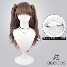 画像1: ラブライブ！蓮ノ空女学院スクールアイドルクラブ　風　藤島慈　全方位キュン?　コスプレウィッグ　鬘　かつら (1)