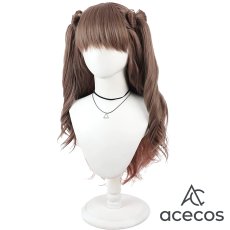 画像4: ラブライブ！蓮ノ空女学院スクールアイドルクラブ　風　藤島慈　全方位キュン?　コスプレウィッグ　鬘　かつら (4)